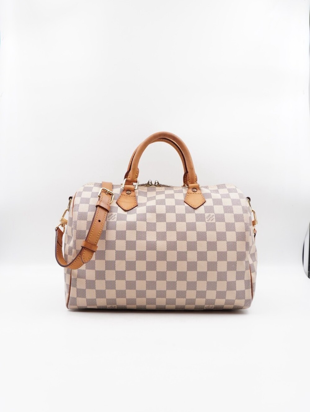 CP60 💟 Louis Vuitton Damier Azur Bandoulier Speedy 30